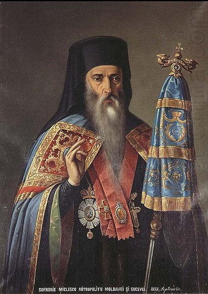 Nicolae Grigorescu Portrait of Metropolitan Sofronie Miclescu china oil painting image
